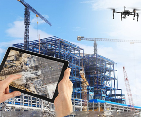 Uso de drones e implementación de modelos virtuales en flujos de trabajo 
